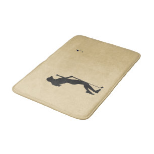 Ladies Golf Leather Look Bath Mat