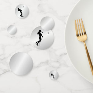 Ladies Golfer Confetti