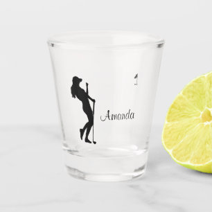 Ladies Golfer Personal  Glass