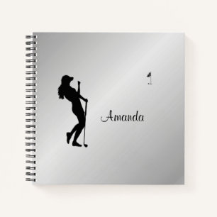Ladies Golfer Personal  Notebook