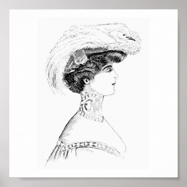 Ladies' Hat Poster (Front)