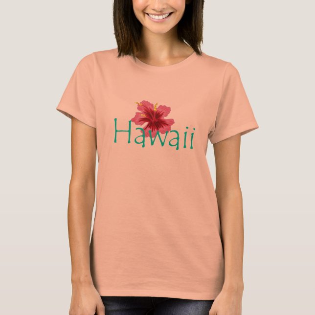 Ladies Hawaii burnout shirt (Front)
