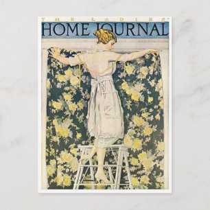 Ladies Home Journal 1921 cover by Coles Phillips Postcard