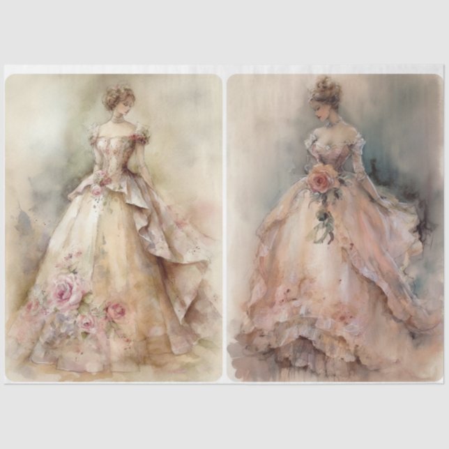 Ladies  in Waiting  Tissue Paper (Front)