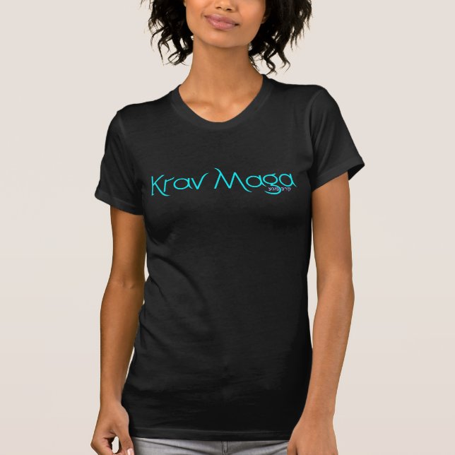 Ladies Krav Maga Tee with Hebrew (Front)