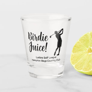 Ladies League Golf Club Member Birdie Shot Glass