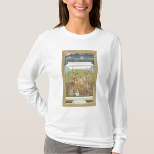 Ladies listening to music in a garden, from the Sm T-Shirt