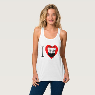 Ladies LUV Bearded Teddy Singlet