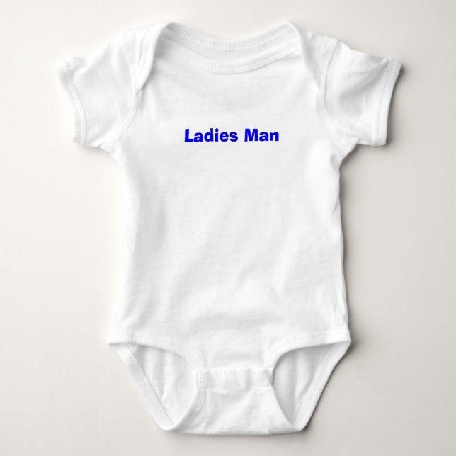 Ladies Man Baby Bodysuit (Front)