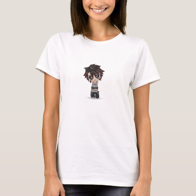 Ladies Melange Ringer T-shirt (Front)
