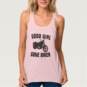 LADIES MOTORCYCLE "GOOD GIRL GONE BIKER" T-SHIRTS