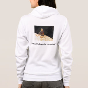 Ladies Nevertheless She Persisted Zip Hoodie