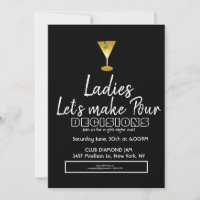 Ladies Night Birthday cocktail martini