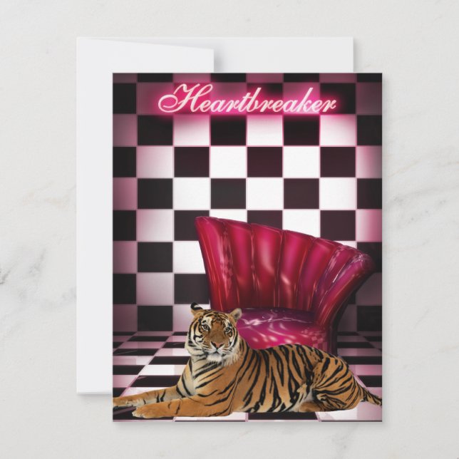 Ladies Night Club Tiger Event Party Invitation (Front)