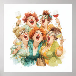 Ladies’ Night Laughter Poster