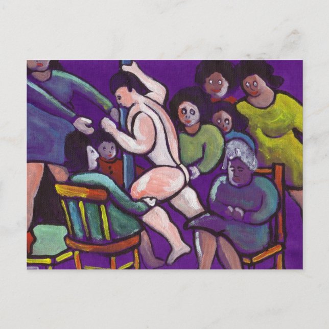 LADIES  NIGHT POSTCARD (Front)