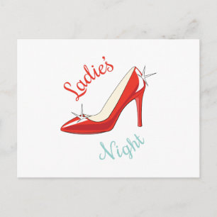 Ladies Night Postcard