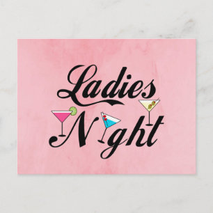 Ladies Night Postcard