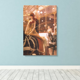 Ladies of the Cars (aka Circus) by James Tissot Canvas Print