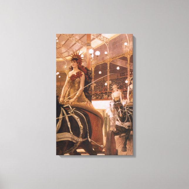 Ladies of the Cars (aka Circus) by James Tissot Canvas Print (Front)