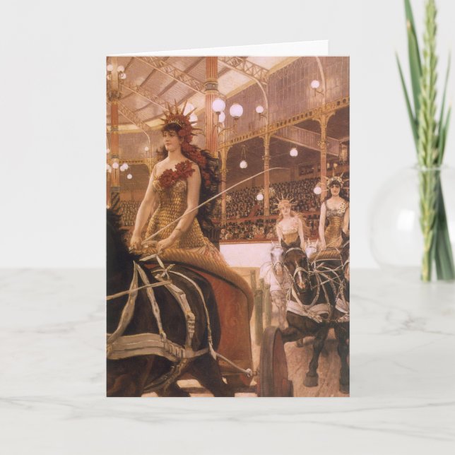 Ladies of the Cars (aka Circus) by James Tissot Card (Front)