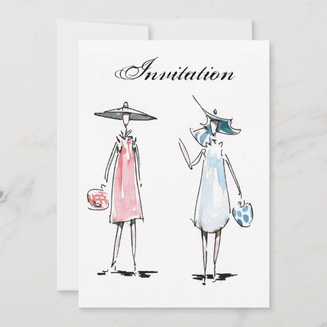 Ladies off to Lunch Invitation (Front)