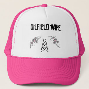 ladies oilfield wife pink hat