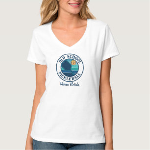 Ladies Old School Pickleball T-shirts .