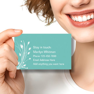 Ladies Personal Contact Cards