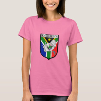 Ladies Petite soccer football South Africa t-shirt