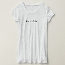 Ladies Phinished T-shirt PhD Graduate