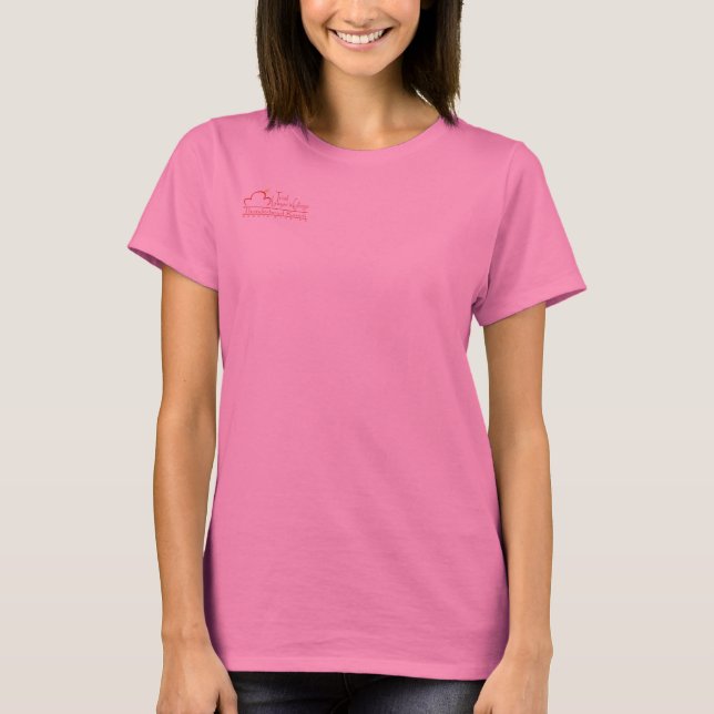 Ladies Pink T-Shirt (Front)