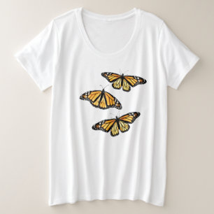 Ladies Plus Size Tee Monarchs