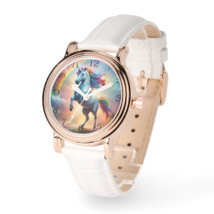 Ladies Rainbow Unicorn With Rainbow Sparkle, Watch
