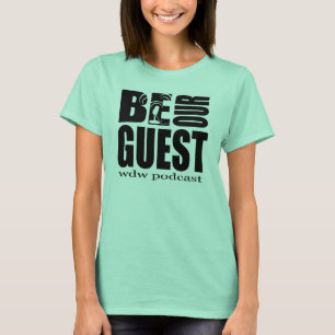 Ladies Ringer Style Be Our Guest Podcast T-Shirt