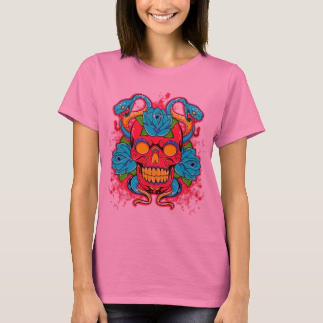 Ladies "Serpent King" Long Sleeve Tee (Front)