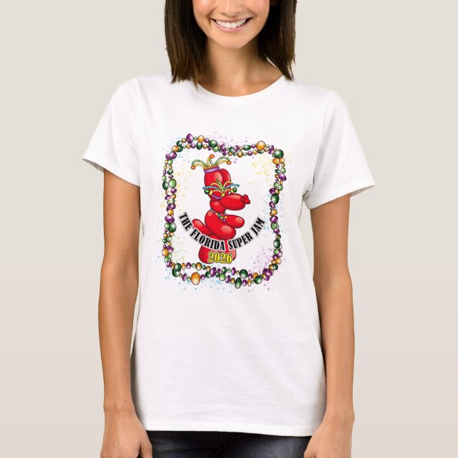 Ladies shirt with Sun logo on back (Front)