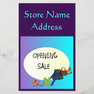 Ladies Shop Opening Sale> Flyer