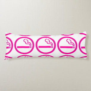 Ladies Smoking Area 喫煙女性 Japanese Sign Body Cushion