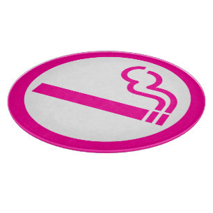 Ladies Smoking Area 喫煙女性 Japanese Sign Cutting Board