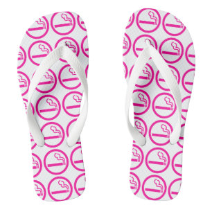 Ladies Smoking Area 喫煙女性 Japanese Sign Jandals