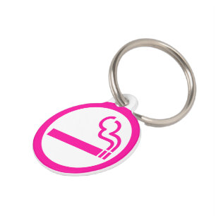 Ladies Smoking Area 喫煙女性 Japanese Sign Pet Tag