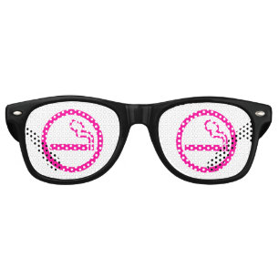 Ladies Smoking Area 喫煙女性 Japanese Sign Retro Sunglasses