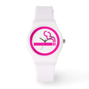 Ladies Smoking Area 喫煙女性 Japanese Sign Watch