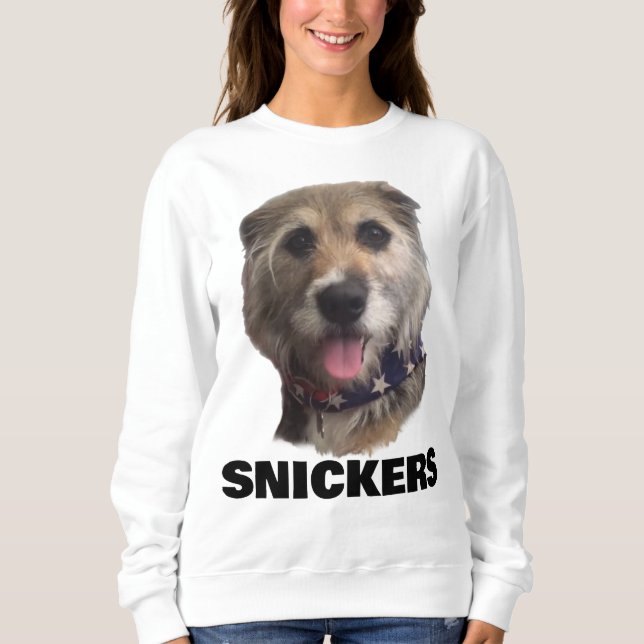 LADIES SNICKERS SWEATSHIRT  (Front)