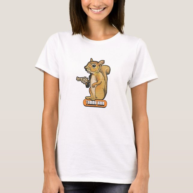 Ladies Squirrel T-shirt (Front)