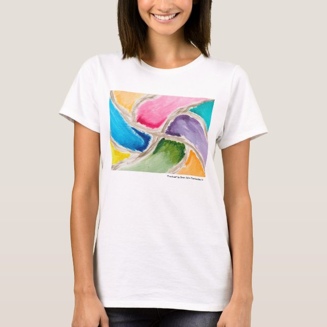 Ladies T Shirt by Happy Colours (Front)