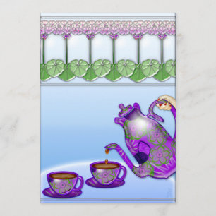 Ladies Tea Party (Customisable Invitation) Invitation