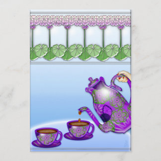 Ladies Tea Party (Customisable Invitation) Invitation