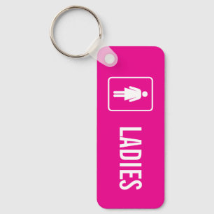 Ladies Toilet Keychain
